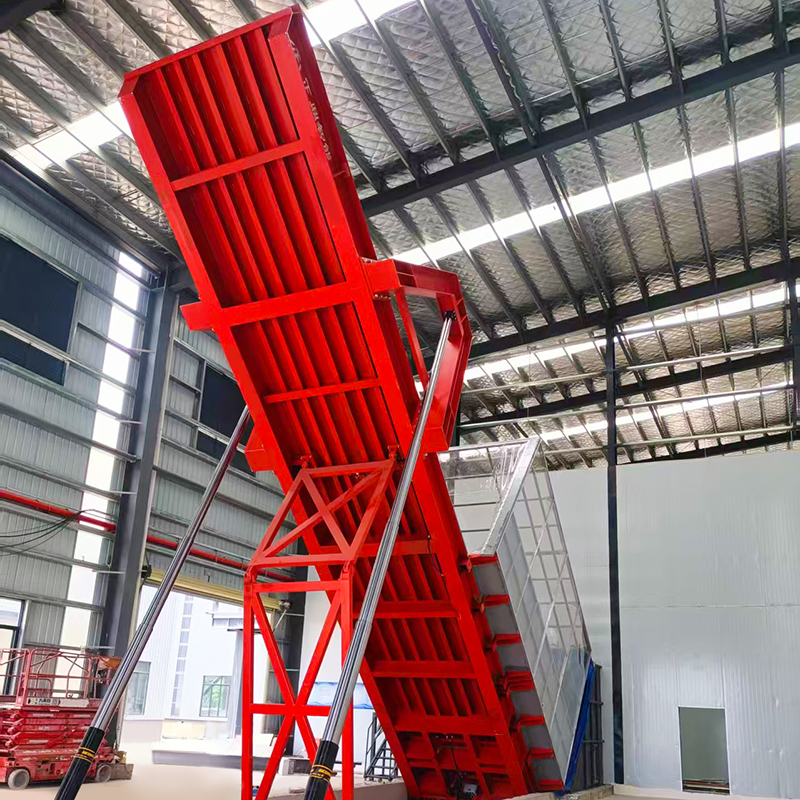 Nakapaloob na Truck Dumper na may Dust Control System